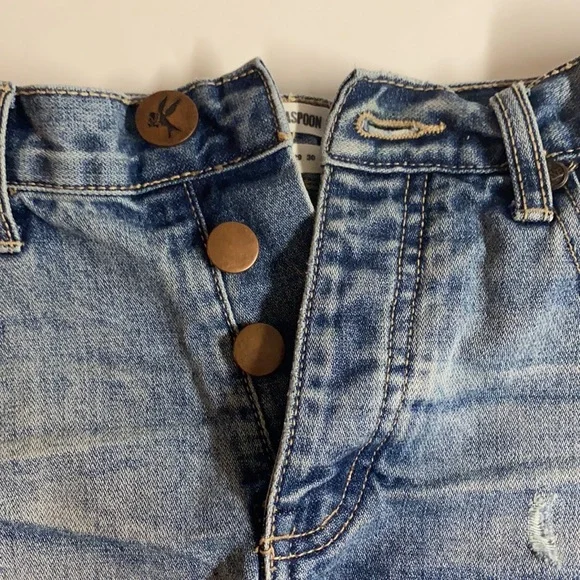 OneTeaspoon Juliettes high waist Coastal Cowgirl curved hem.Size 26 - Picture 11 of 12